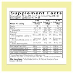 Alternative view of ChildLife Essentials Cod Liver Fish Oil With DHA, EPA, Omega-3 Fatty Acid For Kids. From Babies 6+ Months, For Brain Development, Immunity- Strawberry Flavor, 8 fl oz                                         Exp: