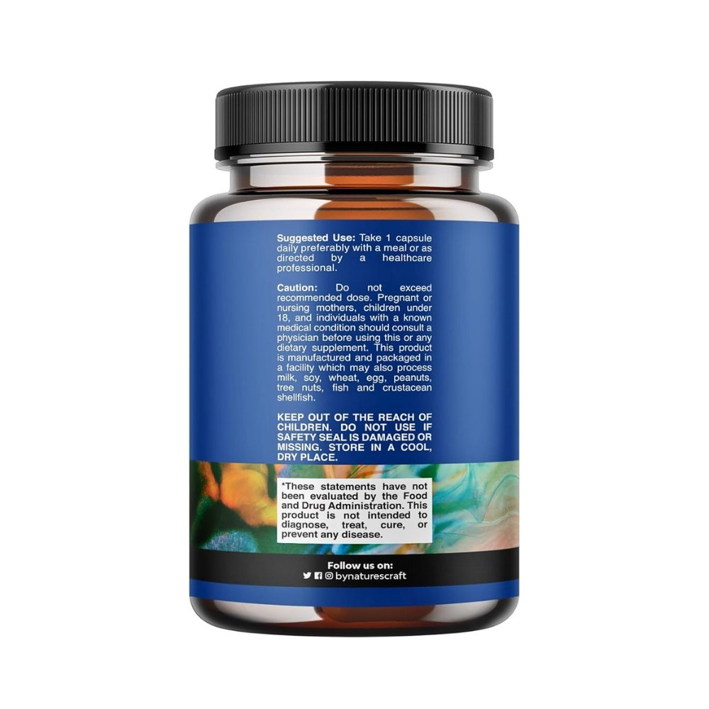 Natures Craft Diindolylmethane (DIM) Plus BioPerine, Ginseng & Grapeseed, 300MG. Support For Healthy Estrogen Balance & Wellness. 120 Capsules Exp: 07/2028 - Image 3