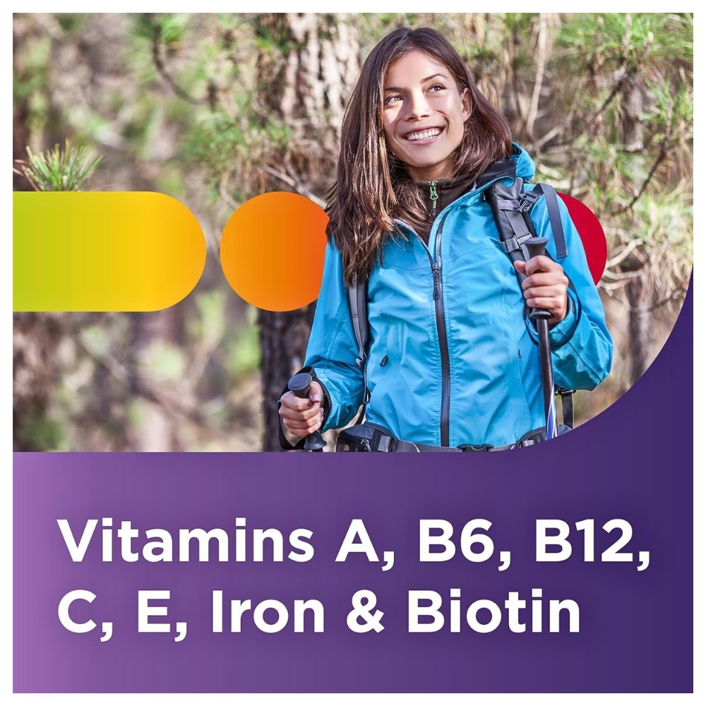 Centrum Multivitamin For Women With Iron, Vitamin D3, B Vitamins & Antioxidants. For Overall Wellness, Energy, Hormonal Balance - 120Ct. Exp: 12/2027 - Image 3