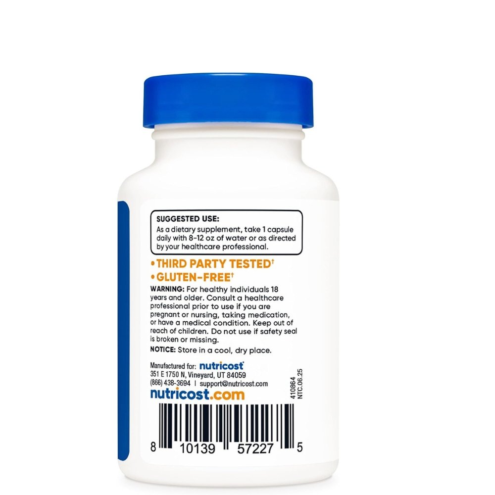 Nutricost Pyrroloquinoline Quinone, PQQ 20MG. Antioxidant, Antinflammatory, Improves Memory, Focus (Nootropic) & Energy, 60 Capsules Exp: 02/2029 - Image 3