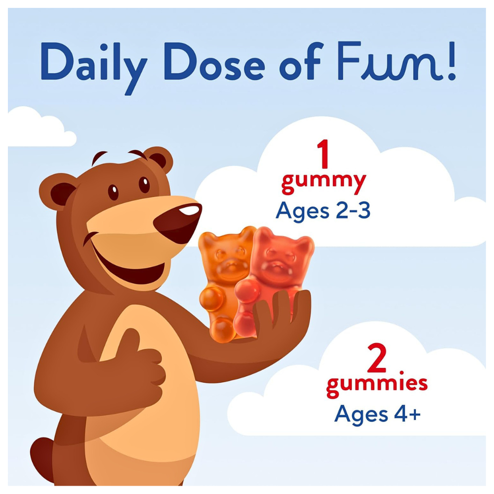 Vitafusion L'ilCritters Gummy Vites Daily Kids Multivitamins. For Ages 2+, For Growth, Development, Immunity. |3+ Months Supply| 100 Gummies. Exp:05/27 - Image 4