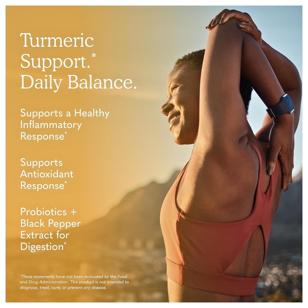 Garden of Life Organics Extra Strength Turmeric With Probiotics, Curcumin, Ginger Root & Black Pepper. For Gut, Antinflammatory & Antioxidant Support, 60 Tablets Exp: 02/2027 - Image 5