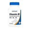 Nutricost Vitamin B-1 (Thiamine) 100 mg. For Energy Production, Nervous System Health, 120 Capsules    Exp: 02/2029