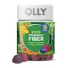 OLLY Kids Friendly Prebiotic Fiber FOS. Digestion Support For Regularity, Constipation Relief, Bowel Health & Healthy Microbiome.  Berry Brilliant Flavor,    50 Gummies.     Exp 03/2027