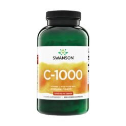 Swanson C-1000 Vitamin C With Rosehips, 1000MG. For Antioxidant, Immune, Skin Support  250 Tablets.                                         Exp:  03/2028