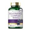Carlyle Ultra Potent Resveratrol Complex  For Antioxidant Function, Cardiovascular Support, Well Aging,    180 Capsules    Exp: 10/2028