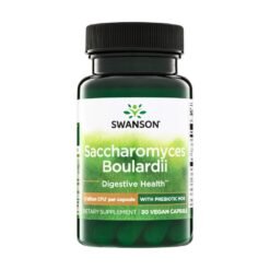 Swanson Saccharomyces Boulardii With MOS Probiotics. For Digestive Health & Intestinal Tract Support,   5 Billion CFU Per Serving,  30 Capsules.    Exp: 04/2028