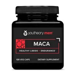 Youtheory Black Maca For Men, 1000mg. Supports Energy, Stamina, Libido, Endurance- 120 Capsules                                                     Exp: 02/2029
