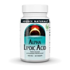 Source Naturals Timed Release Alpha-Lipoic Acid 300mg,  For Antioxidant Function, Metabolic Balance, Nerve & Collagen Support, Well Aging - 30 Tablets     Exp: