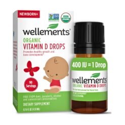 Wellements Organic Iron Drops for Babies & Toddlers (4 Months to 3 years). Support For Growth, Brain Development & Energy,  Cherry Flavor,      30mls                                                   Exp: 05/2027