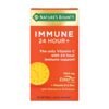 Nature's Bounty Immune 24 Hour +, With Ester-C, 1000 mg Vitamin C, D & Zinc.  For Immune, Antioxidant & Respiratory Health,    50 Rapid Release Softgels.                                Exp: 09/2027