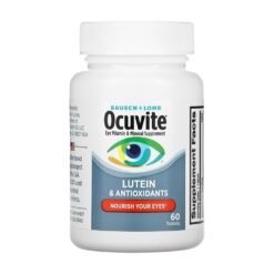 Bausch & Lomb Ocuvite Eye Vitamins With Lutein. Antioxidants For Eye Health, Improve Visual Function,  60 Tablets                                            Exp: 04/2027