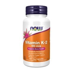 Now Foods Vitamin K2, (Menaquinone) MK-4, 100MCG. For Bone & Arterial Health, 100 Softgels                                                                   Exp: 31/2028