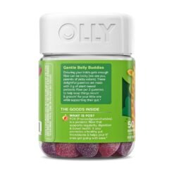 Alternative view of OLLY Kids Friendly Prebiotic Fiber FOS. Digestion Support For Regularity, Constipation Relief, Bowel Health & Healthy Microbiome.  Berry Brilliant Flavor,    50 Gummies.     Exp 03/2027