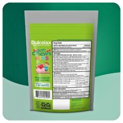 Alternative view of Dulcolax Kids Saline Stimulant-Free Laxative Soft Chews. Gentle Constipation Relief for Kids, Softens Stool. Watermelon Flavor,  15 Count                                          Exp: 06/2027