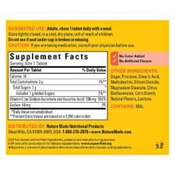 Alternative view of Nature made Vitamin C, 500MG.  For Daily Immune Support, Antioxidant Function, Collagen, Well Aging - 60 Tablets    Exp: 01/2028