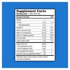 Alternative view of Bausch & Lomb Ocuvite Eye Vitamins With Lutein & Zeaxanthin. Antioxidants For Eye Health, Improve Visual Function,  30 Softgels                                             Exp: 10/2027
