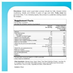 Alternative view of One A Day Multivitamin Gummies for Ages 4+, Original Flavour. Support For Growth, Development, Optimal Wellness, 60 Gummies      Exp: 08/2027