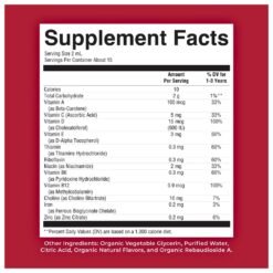 Alternative view of MaryRuth's Multivitamin with Iron for Toddlers, Ages 1-3. For Immune Support, Bone Health, Growth & Development, Overall Wellness , 30mls  Exp:01/2028