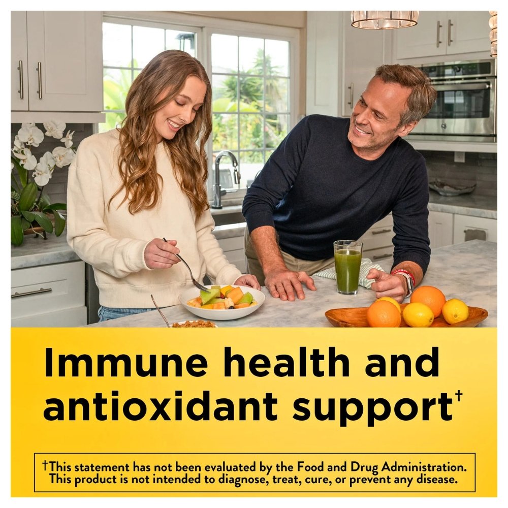 Nature made Vitamin C, 500MG. For Daily Immune Support, Antioxidant Function, Collagen, Well Aging - 60 Tablets Exp: 01/2028 - Image 4