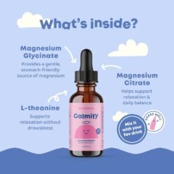 Alternative view of JoySpring Calmify Magnesium Glycinate for Kids With L-Theanine, Chamomile & Passion Flower Extract, Sugar Free, 30mls     Exp: