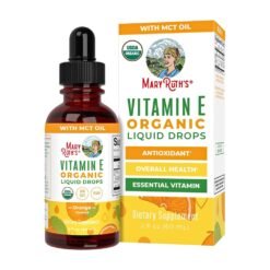 Mary Ruth's Organic Kids Vitamin E (Tocopherol) Drops. For  Immune, Bone & Antioxidant Support, 60mls                                                                Exp: 05/2027