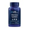 Life Extension Vitamin D3 & K With Sea-Iodine, 125 mcg. For  Immune Support, Bone , Arterial & Thyroid Health , 60 Softgels.  Exp: