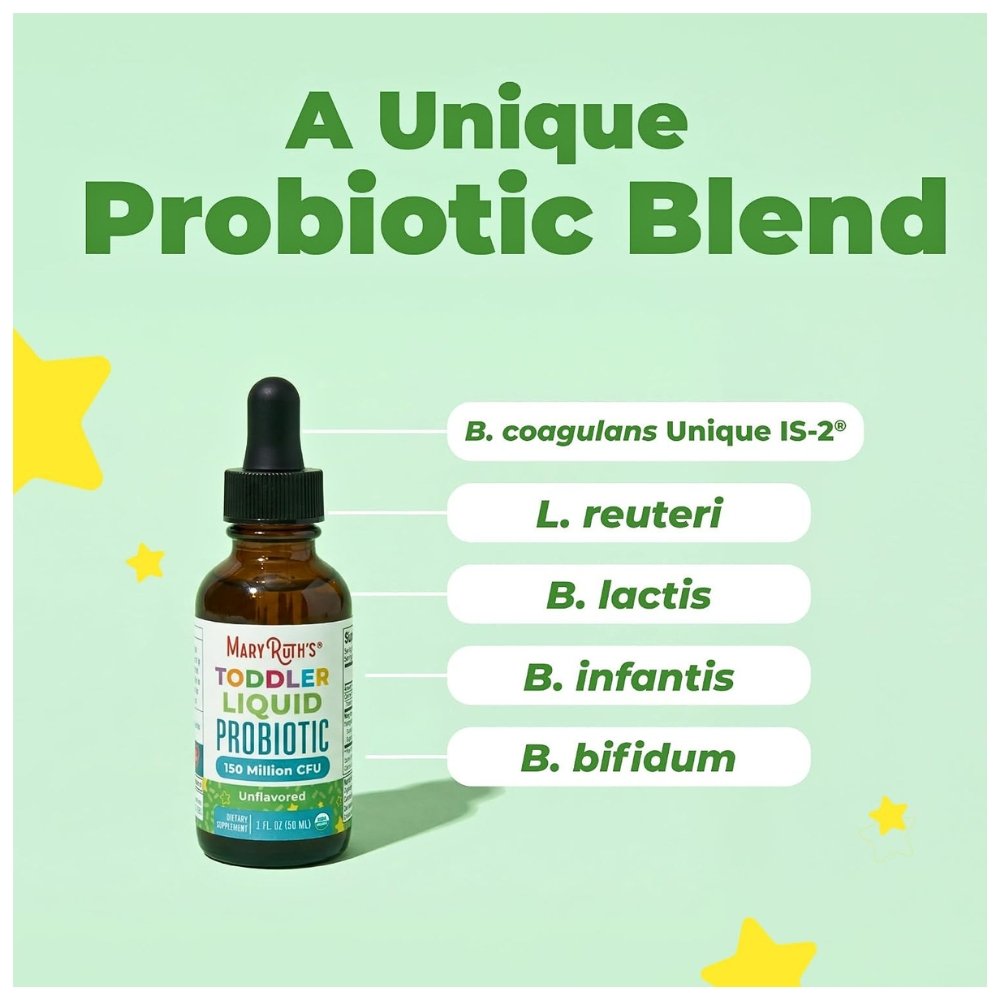 Mary Ruth's Organic Toddler liquid Probiotics for Kids, 150 Million CFU. Daily Gut & Immune Support For Growing Children. 30mls Exp: 05/2028 - Image 5