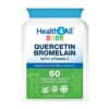 Health4All kids Quercetin With Bromelain, 25mg. For Immune Balance, Allergy Support, 60 Chewable tablets.   Exp: 06/2028