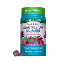 Nature's Truth Magnesium Citrate & Glycinate Gummies For Kids. For  Bone & Muscle Growth, Relaxation  50 Count                                               Exp: 12/2027