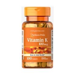 Puritan's Pride Premium Vitamin K 100mcg                                               Exp: 01/2028