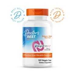 Doctors Best Zinc Carnosine, 86mg. For Gut Health, Digestive Support, Healing & Repair, 120 Capsules.  |2 Months Supply|       Exp: