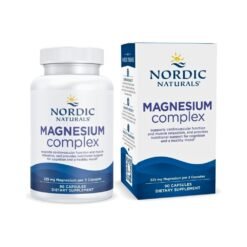 Nordic Naturals Magnesium Complex With Magnesium Bisglycinate, Malate & Lysinate Glycinate, 225MG. Improves Sleep, Muscle Relaxation, Blood Pressure, 90 Capsules.        Exp: 01/2029