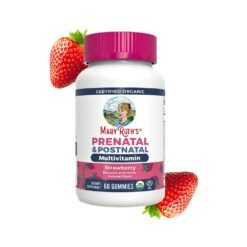 Mary Ruth's Postnatal & Prenatal Multivitamin For Women & Growing Baby With Activated Folate & B12. For Healthy Fetal Development, Maternal Support.    60 Gummies.    Exp: