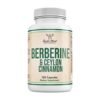 Double Wood Berberine With Ceylon Cinnamon 1000mg. Support For Weight Loss, PCOS, Heart Health, Cholesterol & Metabolic Health- 120 Capsules Exp: 03/2028