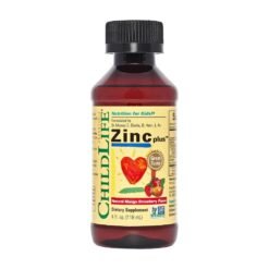 ChildLife Essentials Liquid Zinc Plus for Kids With Zinc Gluconate & Copper. For Immune Support, Growth & Development, Healthy Skin & Improved wound healing, 120mls  Exp: 09/2028