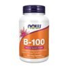 Now Vitamin B-100 B-Complex. For Heart, Brain & Nerve Support, Healthy Energy, Metabolism       100 Capsules                                                                                                                                 Exp: 10/2028