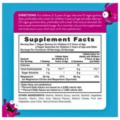 Alternative view of Nature's Truth Magnesium Citrate & Glycinate Gummies For Kids. For  Bone & Muscle Growth, Relaxation  50 Count                                               Exp: 12/2027
