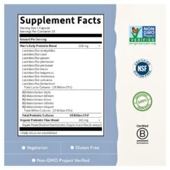 Alternative view of Garden Of Life Dr Formulated Probiotics For Men With Prebiotics, 50 Billion CFU. Supports Digestive Health, Microbiome, Colon, & Immune Health,  30 Count                                          Exp: