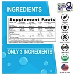 Alternative view of Dr Bo's Organic Ionic Zinc Liquid Drops For Adults & Kids. For Immune Support, Growth & Development, Healthy Skin & Improved wound healing, 120mls  Exp: