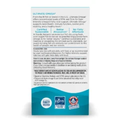 Alternative view of Nordic Naturals Ultimate Omega 3 Fish Oil, High Strength, 1,280mg . Advanced Brain, Heart, & Antinflammatory Support  60 Lemon Softgels                                                        Exp:02/2029