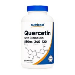Nutricost Quercetin With Bromelain, For Allergies, Respiratory Health & Immune Support  240 Capsules.                                                                     Exp: