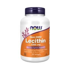 Now Foods Lecithin 1200 mg, Phosphatidyl Choline. Support for Brain, Liver & Nervous System Function.    100 Softgels     Exp: 06/2029