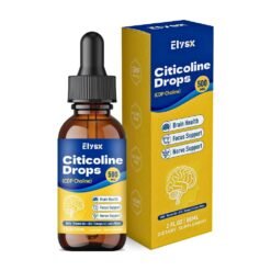 Elysyx Citicoline (CDP Choline) Liquid Drops 500mg for Kids & Adults.  Supports Focus & Attention, Memory & Learning.        60mls                              Exp: 05/2028