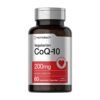Horbaach Highly Absorbable CO-Enzyme Q10 With Black Pepper Extract, 200MG  Supports Heart Health, Well Aging,      60 Quick release Softgels                                                    Exp: 05/2029