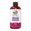 Mary Ruth's Liquid Iron, Ferrous Glycinate, 18mg, For Women,  Men, Kids. Red Blood Cell Production, ADHD, Energy Support.    450mls,  Berry Flavour  Exp: