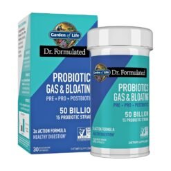 Garden Of Life Dr Formulated Gas & Bloating 3-in-1 Complete Pro, Pre & Postbiotics. For Bloating, Constipation, Optimal Gut Health, 30 Count                                          Exp: 06/2027