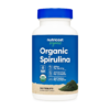 Nutricost Organic Spirulina ,500mg. Detoxification, Antioxidant, Blood Pressure Support, Healthy Skin, Superfood,  240 Tablets    Exp: 04/2029