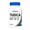 Nutricost TUDCA  (Tauroursodeoxycholic Acid) Bile Salts, 250mg. Supports Fat Digestion, Promotes Liver & Cellular Health    60 Capsules   Exp: 02/2029