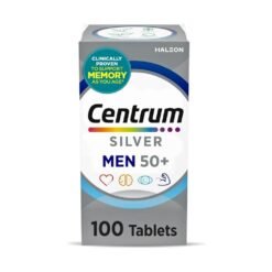 Centrum Silver Men's 50+ Multivitamin. Supports Well Aging, Heart Health, Memory, Cognition in Older Adults,  100 Ct.   |3+ Months Supply |    Exp: 02/2028